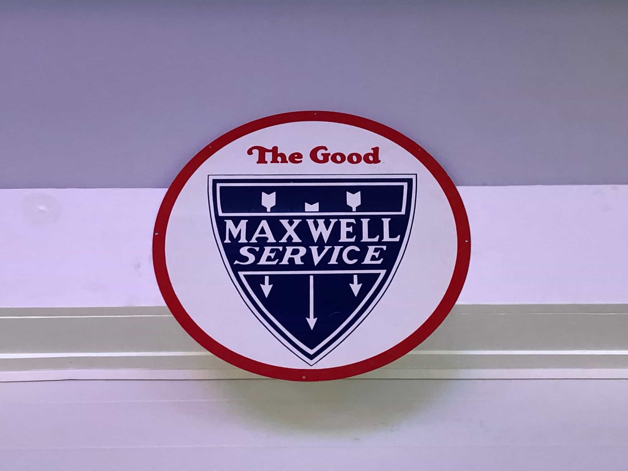 Maxwell Service Tin Sign