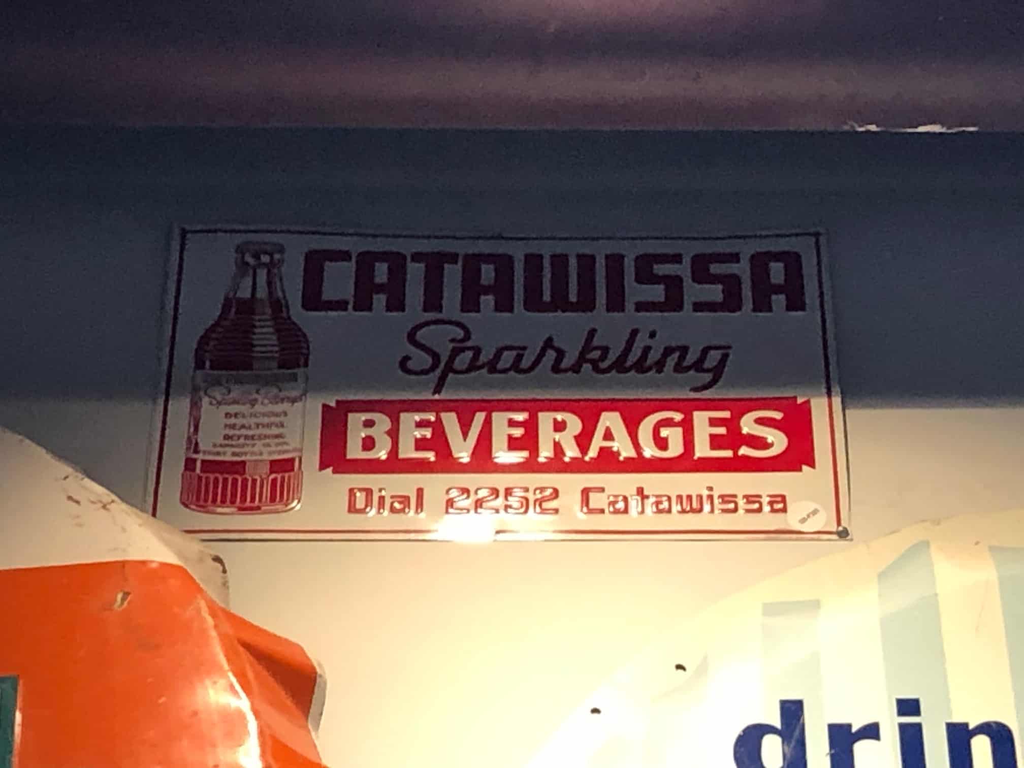 Catawissa Sparkling Beverages Tin Sign