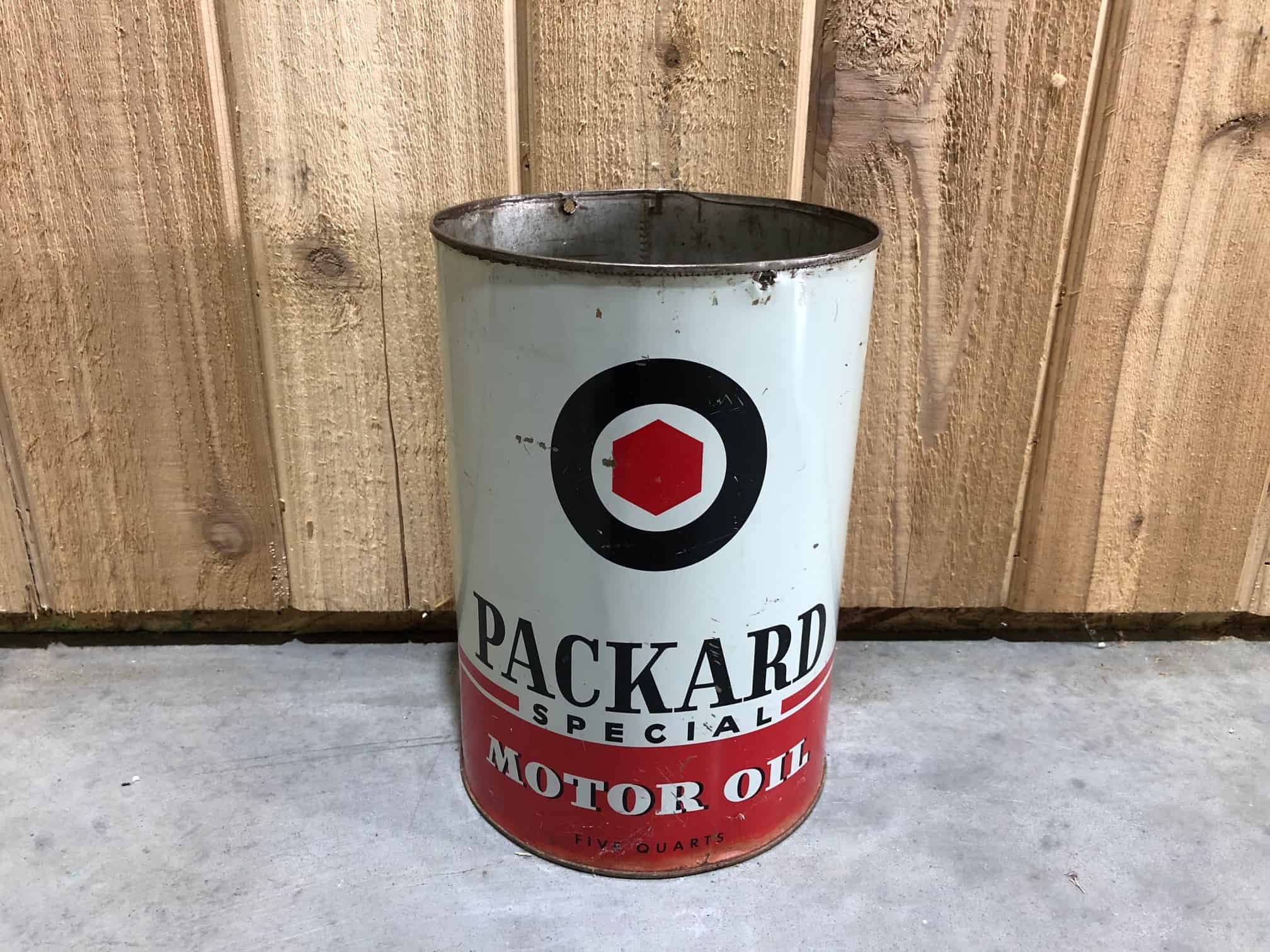 Packard Motor Oil 5 Qt Can