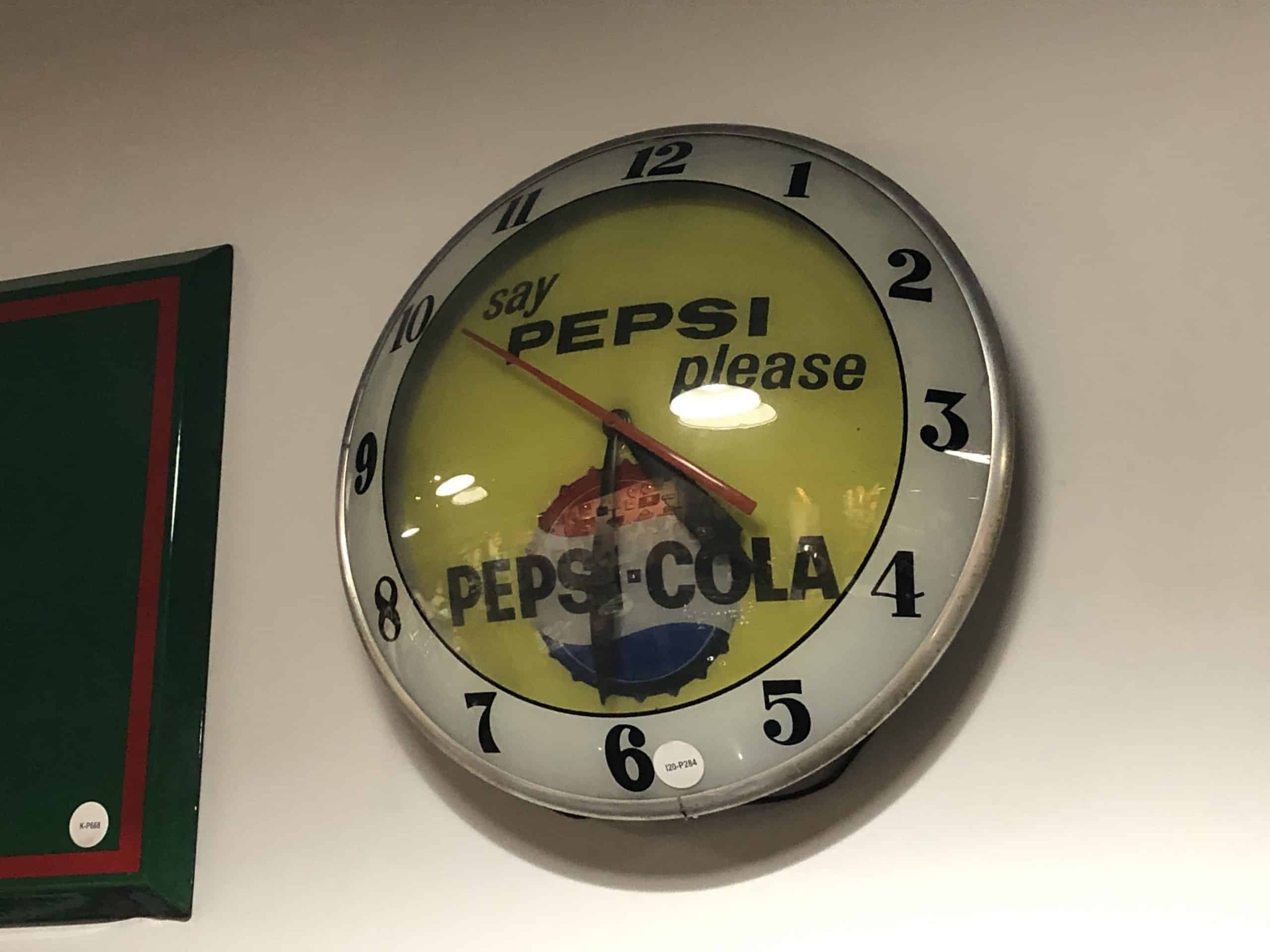 Pepsi Lighted Clock