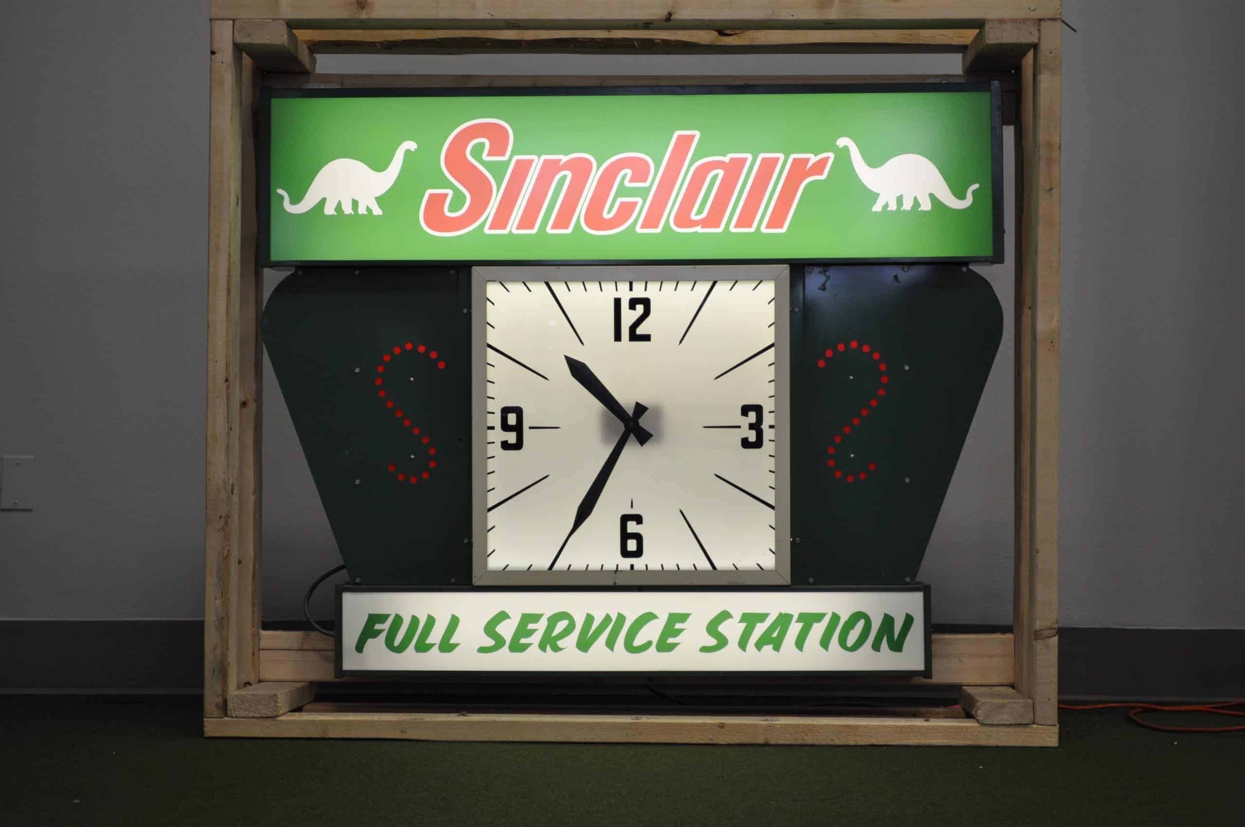 Sinclair Lighted Clock