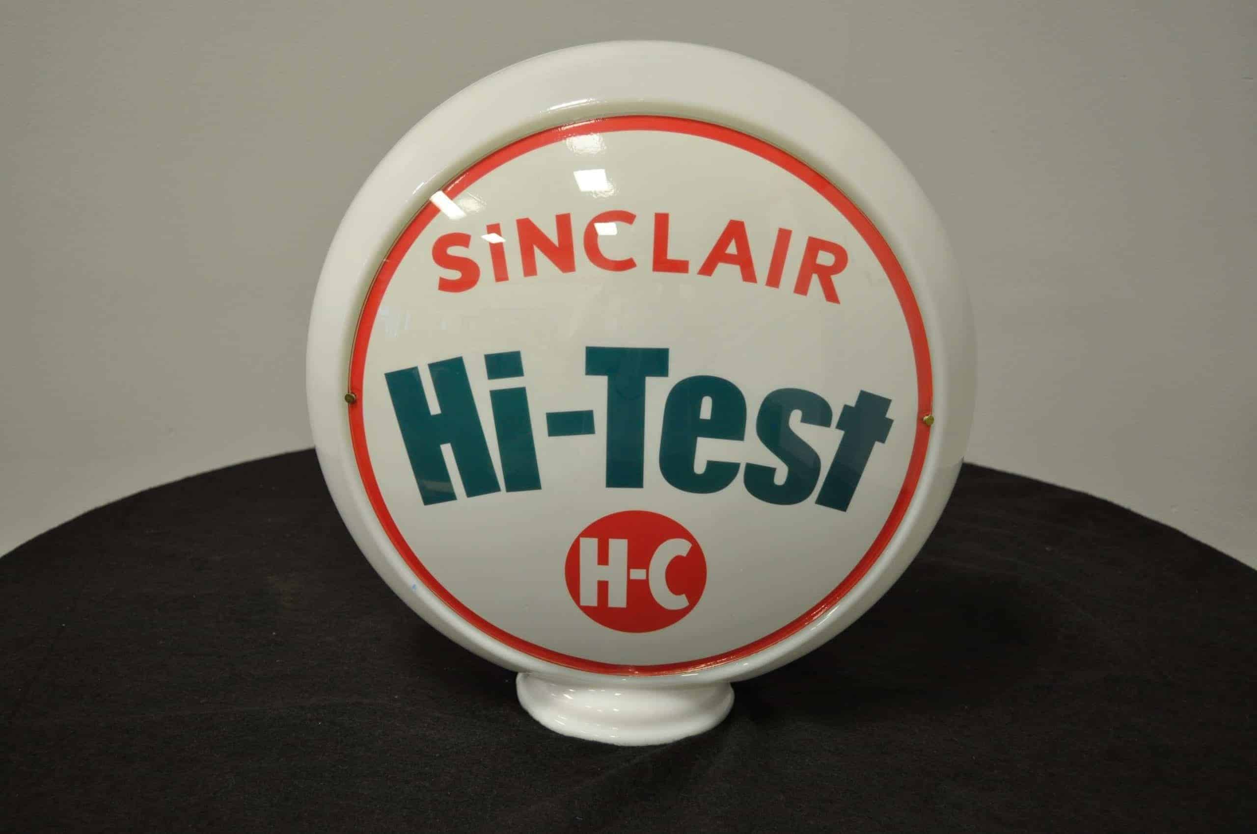 Sinclair Hi-test H-C Glass Globe