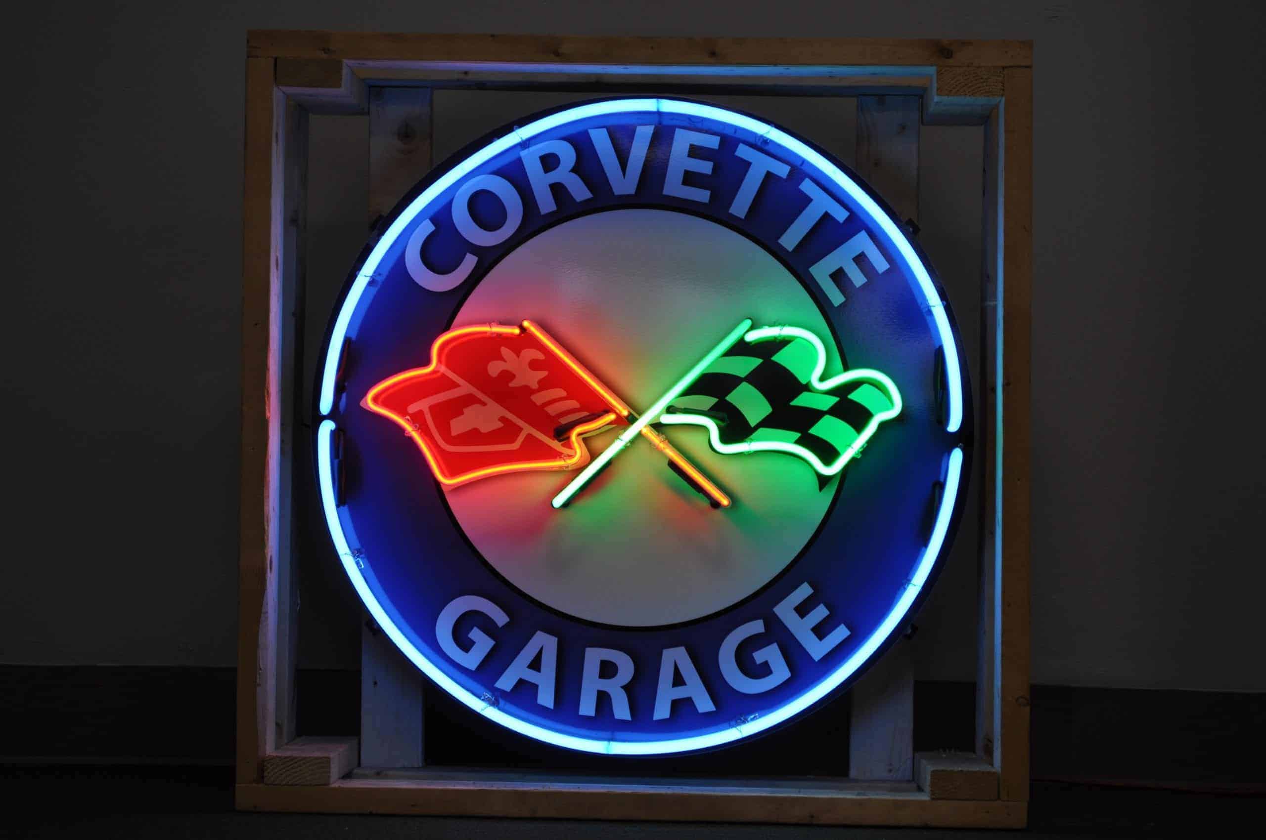 Corevette Garage Neon