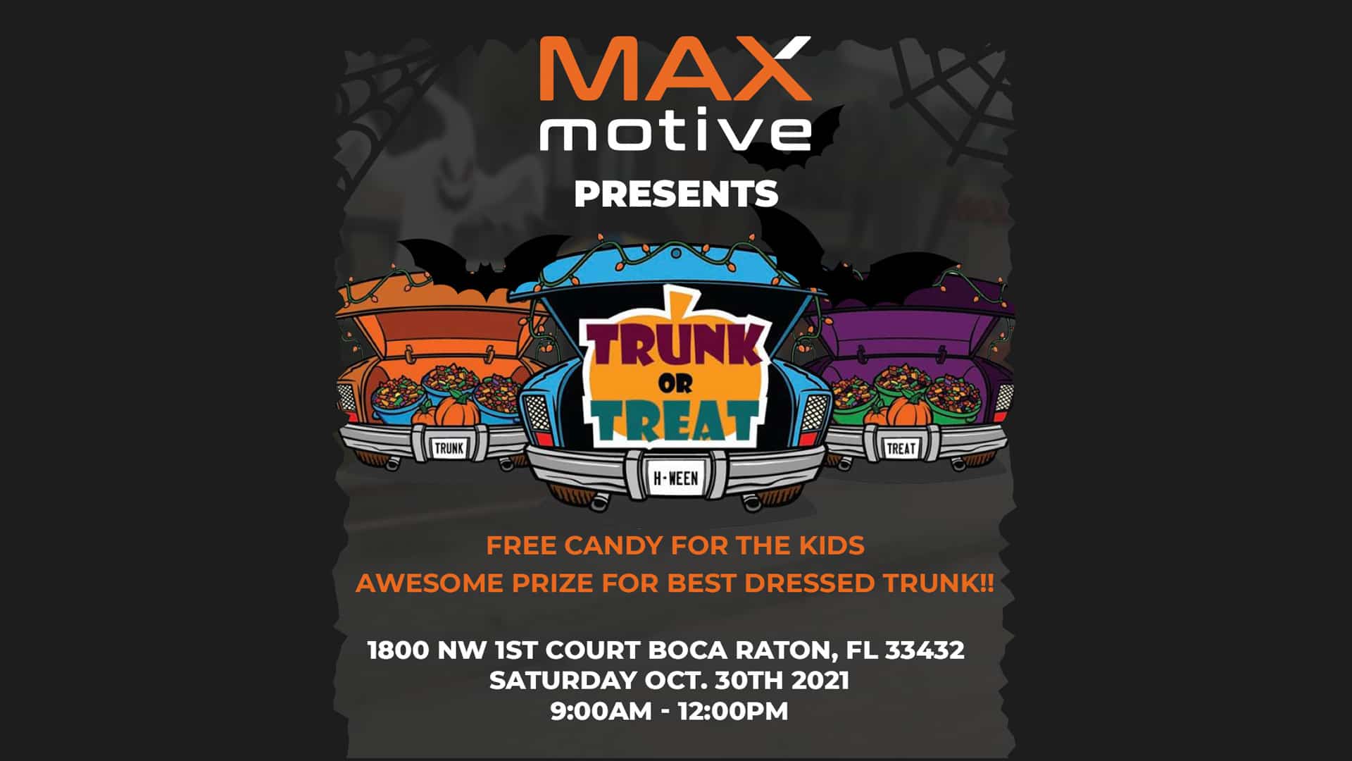 MAXmotive - Trunk or Treat - Boca Raton, FL